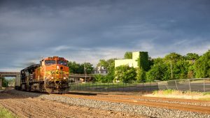 Railroad tracks in Oklahoma