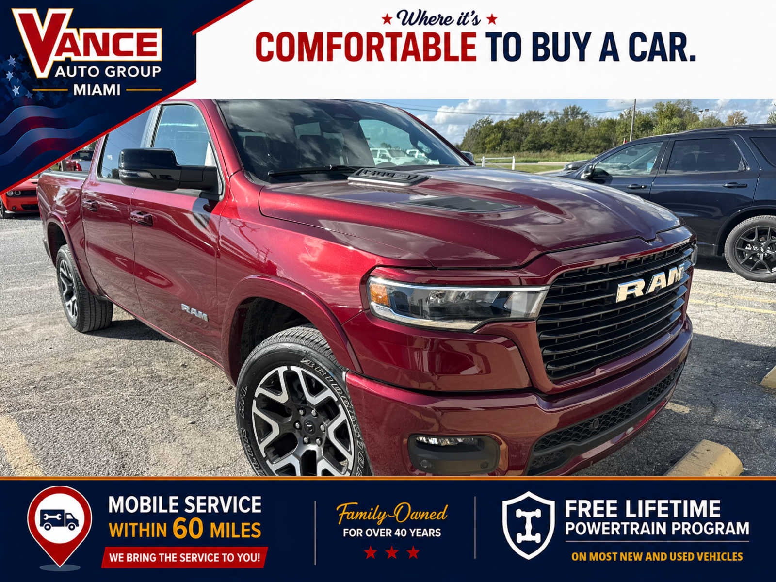 2025 RAM Ram 1500 Laramie Crew Cab 4x4 5'7' Box