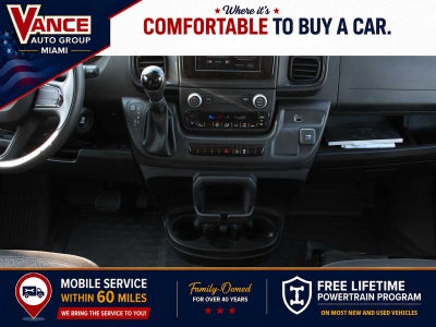 2023 RAM ProMaster 2500 Cargo Van High Roof 159' WB