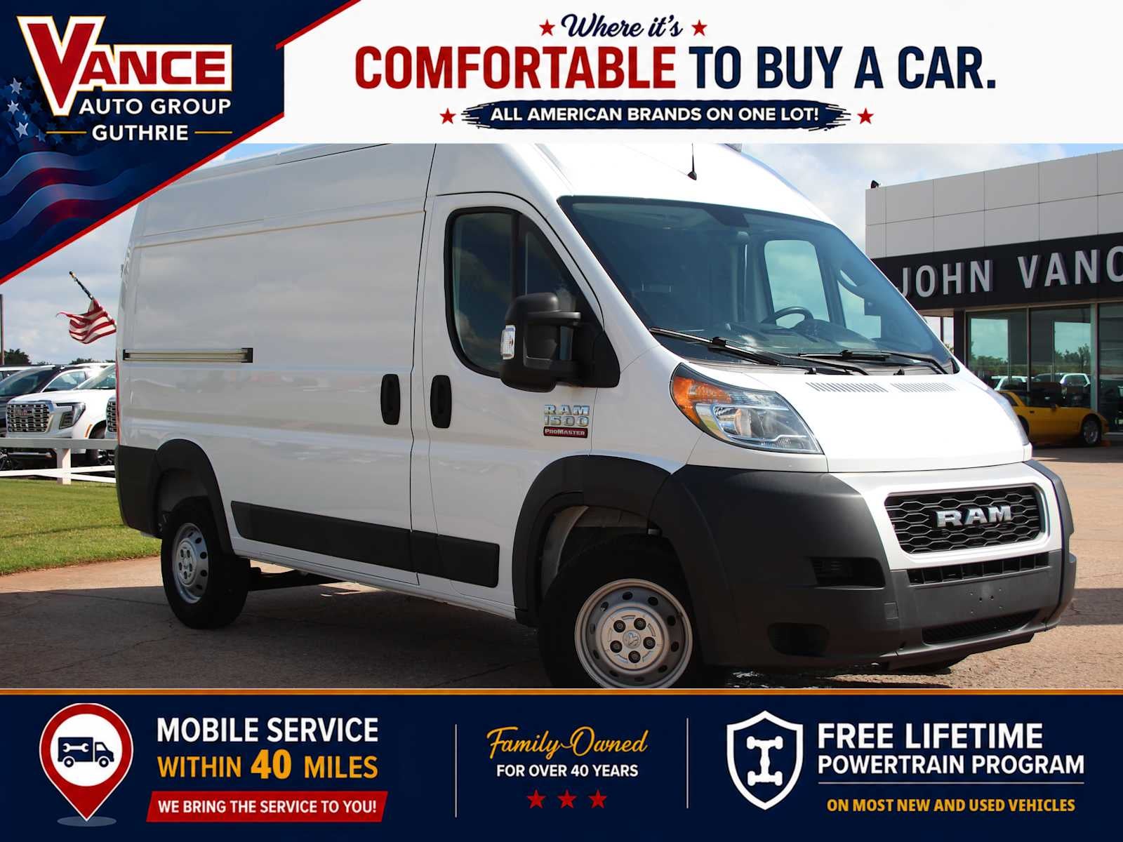 2019 RAM ProMaster Cargo Van Base